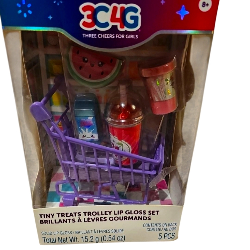 3C4G Colorful Lip Gloss Trolley Set
